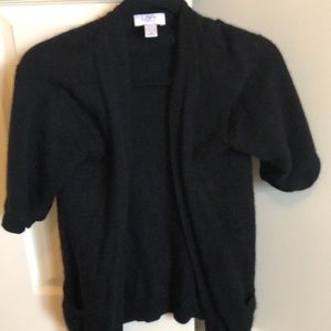 Loft medium, short sleeve open cardigan
